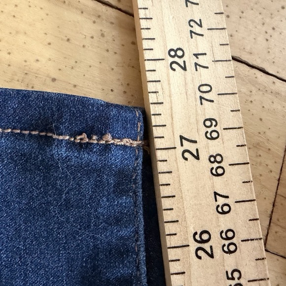 Kensie Jeans Size 8/29 Womens High Rise Dark Blue Jeggings Tapered Leg - Picture 7 of 7